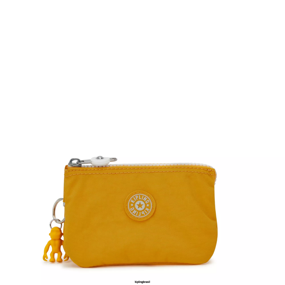 mulheres bolsas Kipling amarelo rápido bolsa pequena de criatividade 4X8V559