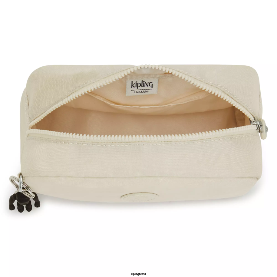 mulheres bolsas Kipling areia clara bolsa brilhante 4X8V313