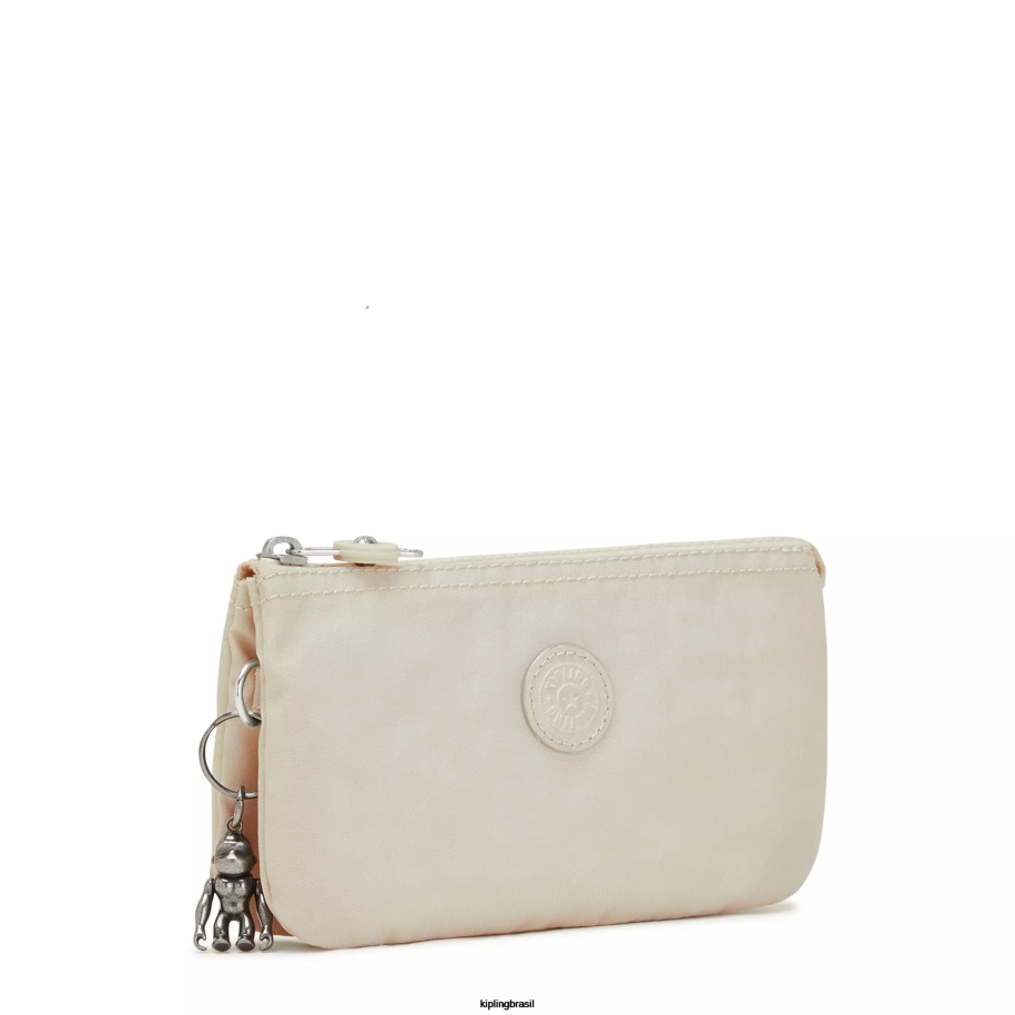 mulheres bolsas Kipling areia clara bolsa grande de criatividade 4X8V539