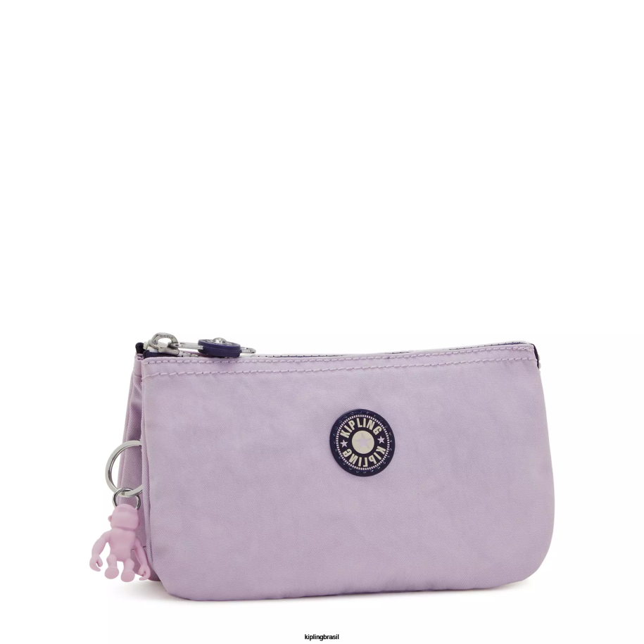 mulheres bolsas Kipling bloco lilás suave bolsa grande de criatividade 4X8V540