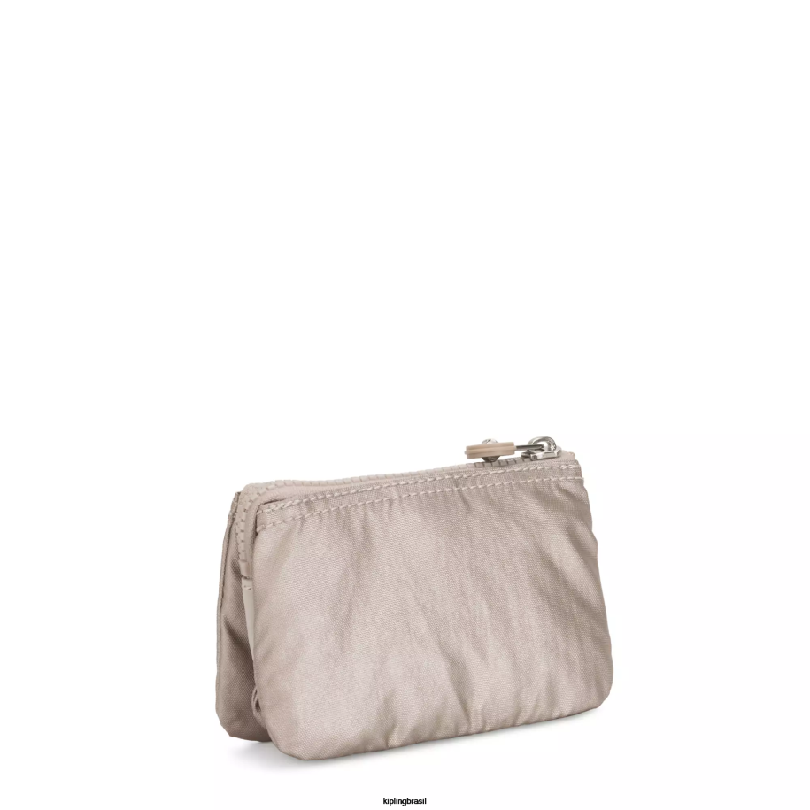 mulheres bolsas Kipling brilho metálico criatividade pequena bolsa metálica 4X8V613