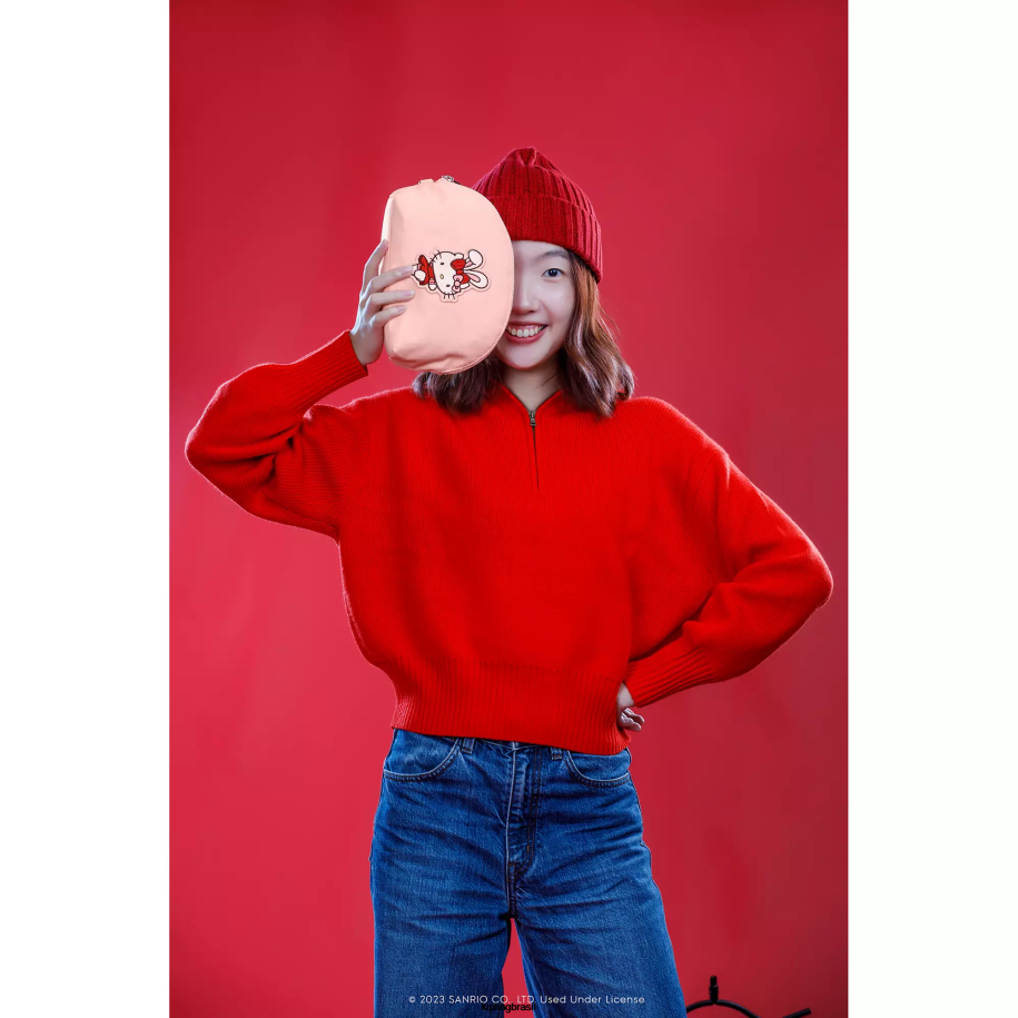 mulheres bolsas Kipling coelho rosa bolsa hello kitty zadok 4X8V566