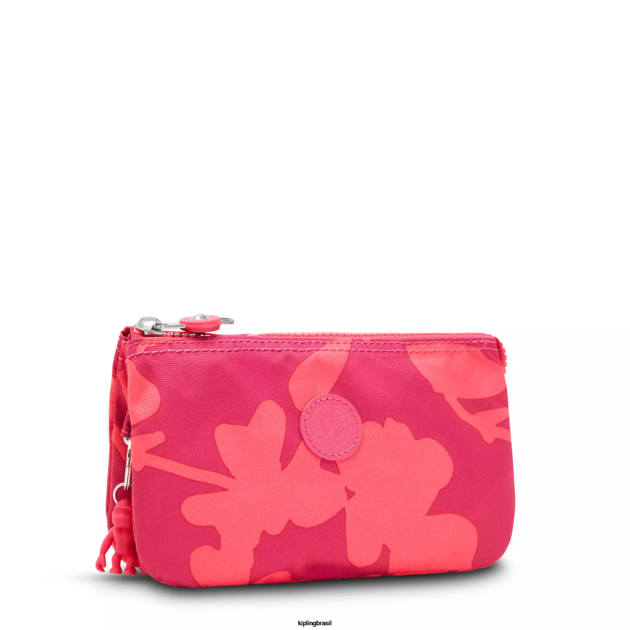 mulheres bolsas Kipling flor de coral bolsa grande impressa de criatividade 4X8V304