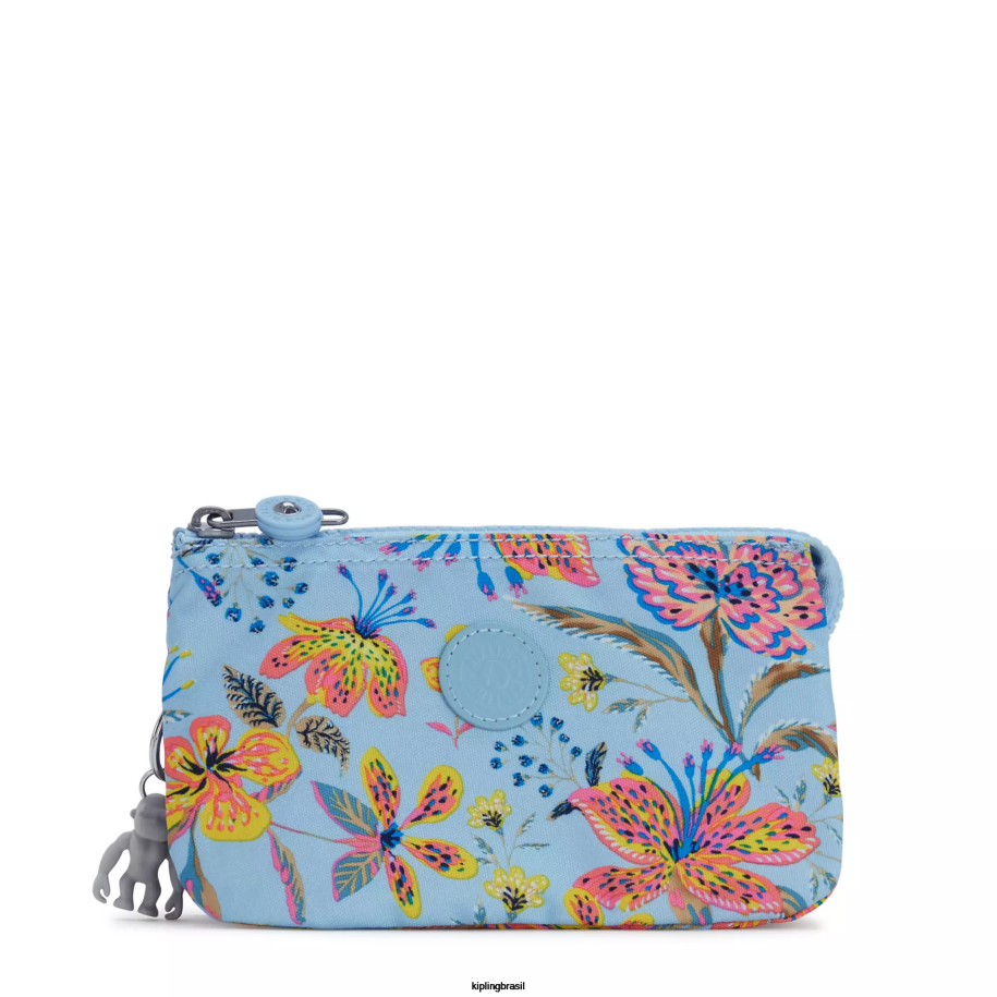mulheres bolsas Kipling flores silvestres bolsa grande impressa de criatividade 4X8V308