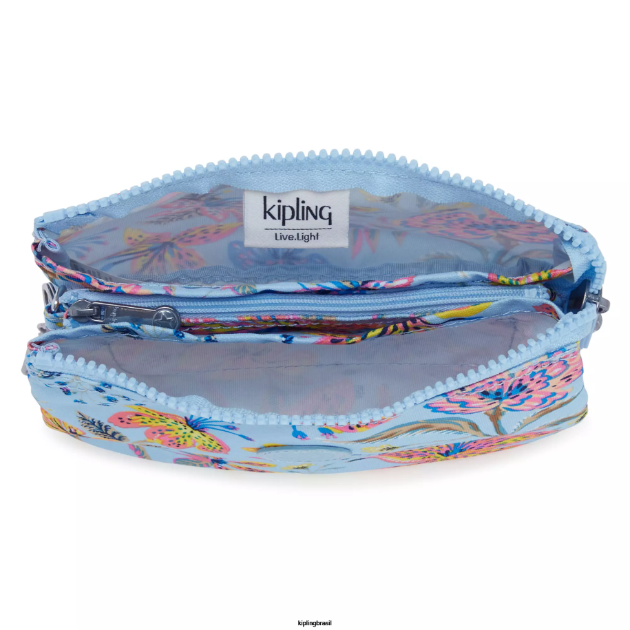 mulheres bolsas Kipling flores silvestres bolsa grande impressa de criatividade 4X8V308