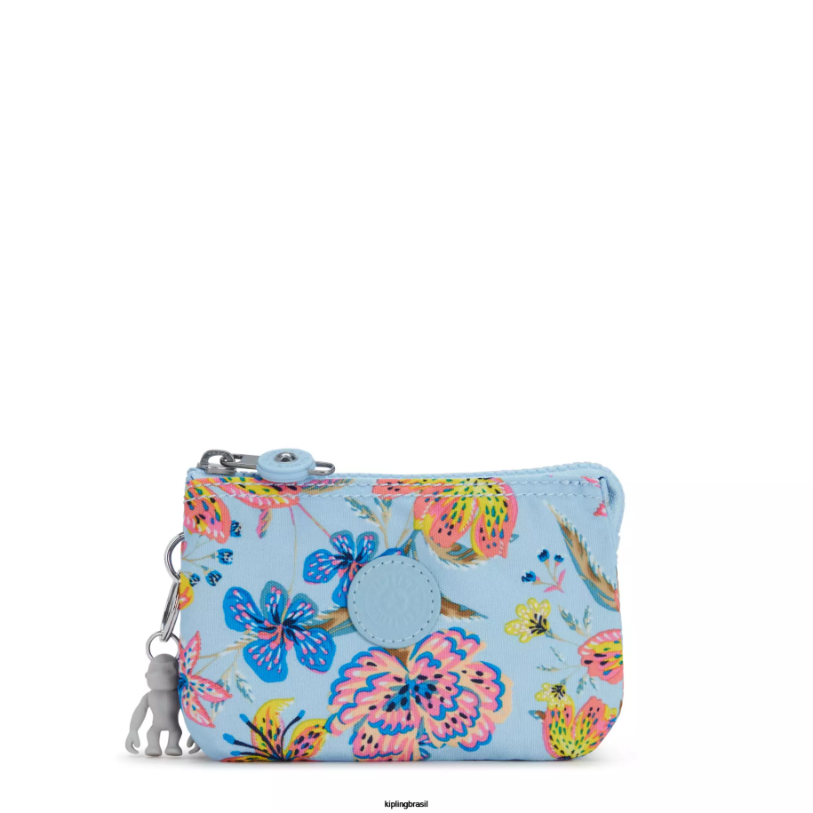mulheres bolsas Kipling flores silvestres bolsa pequena impressa de criatividade 4X8V604