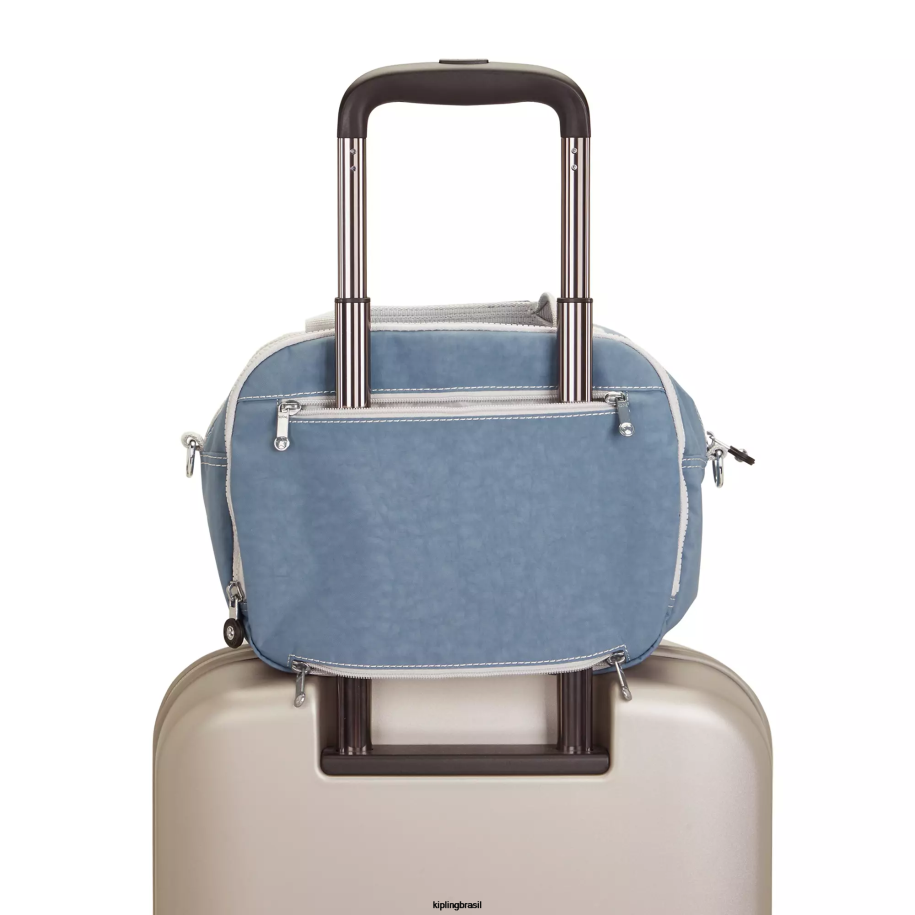 mulheres bolsas Kipling pincel azul c bolsa de higiene palm beach 4X8V546