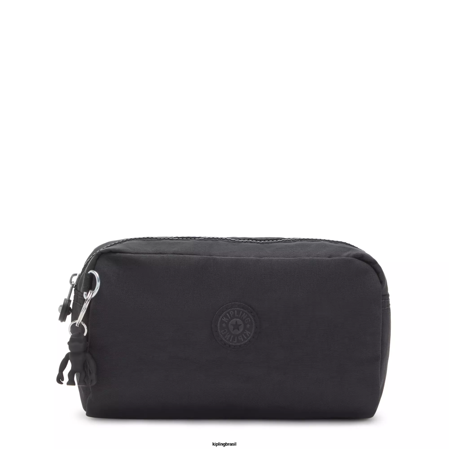 mulheres bolsas Kipling preto noir bolsa brilhante 4X8V314