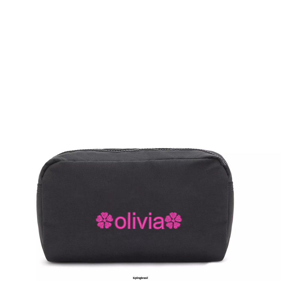 mulheres bolsas Kipling preto noir bolsa brilhante 4X8V314