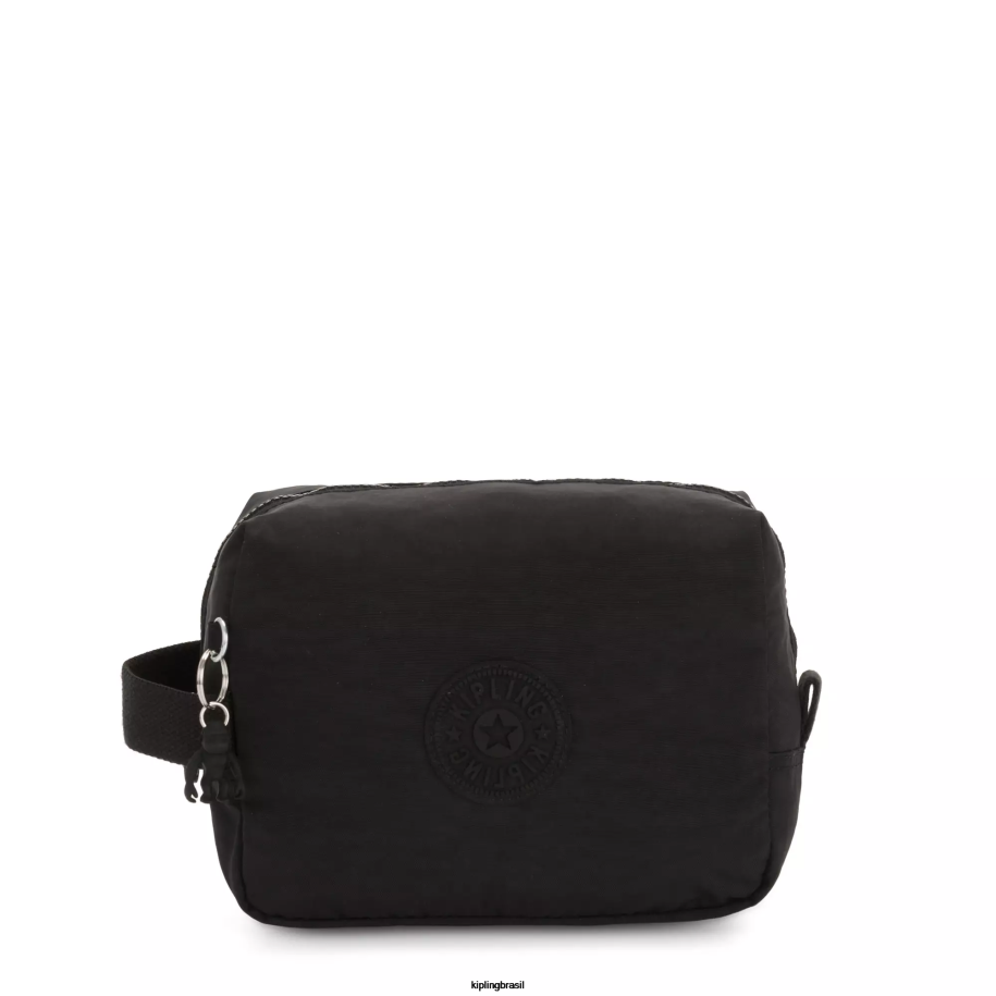 mulheres bolsas Kipling preto noir bolsa de higiene pequena parac 4X8V526