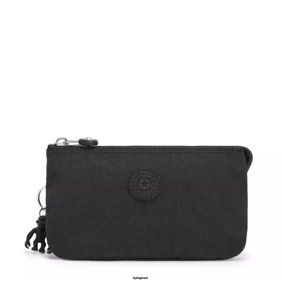 mulheres bolsas Kipling preto noir bolsa grande de criatividade 4X8V535