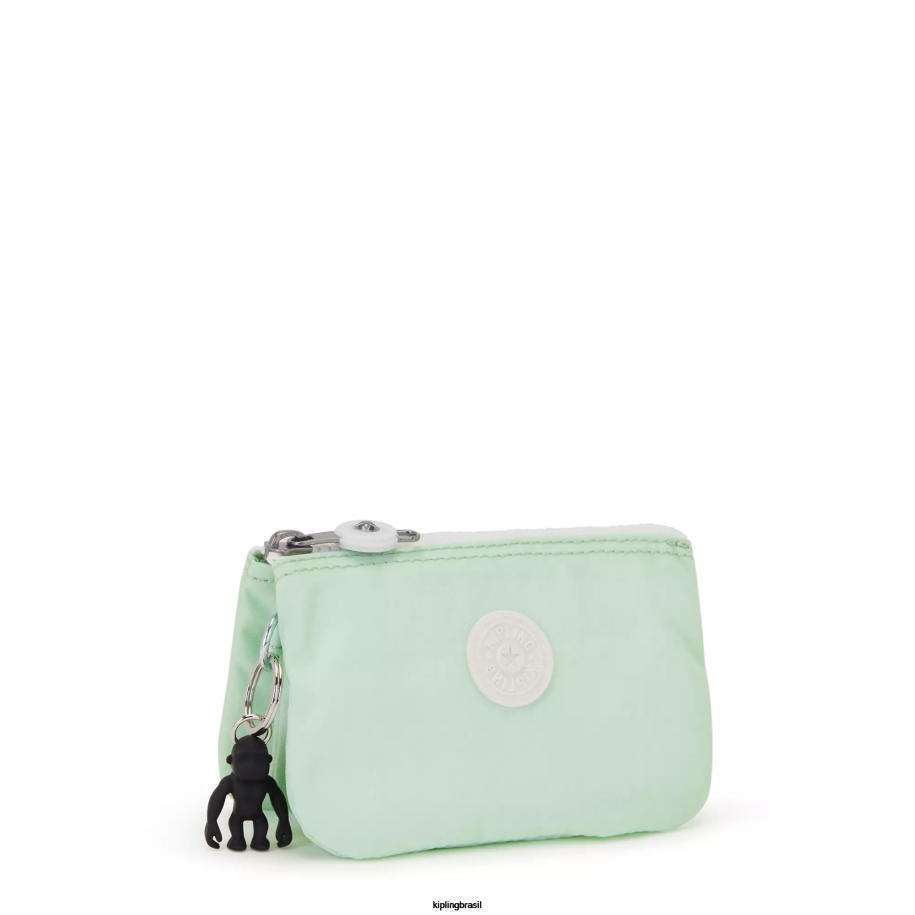 mulheres bolsas Kipling verde arejado bolsa pequena de criatividade 4X8V562