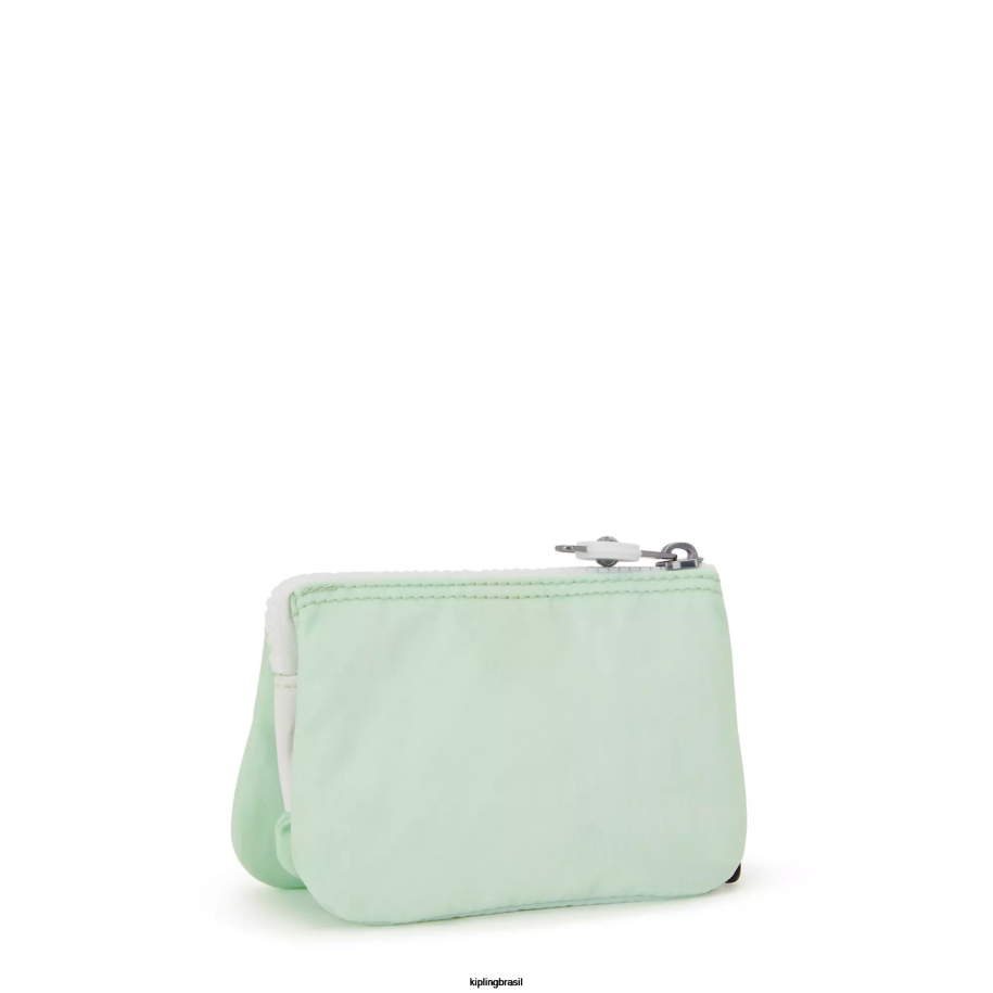 mulheres bolsas Kipling verde arejado bolsa pequena de criatividade 4X8V562