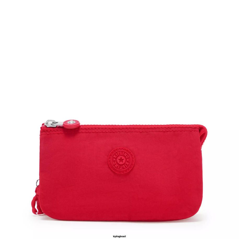 mulheres bolsas Kipling vermelho vermelho bolsa grande de criatividade 4X8V538