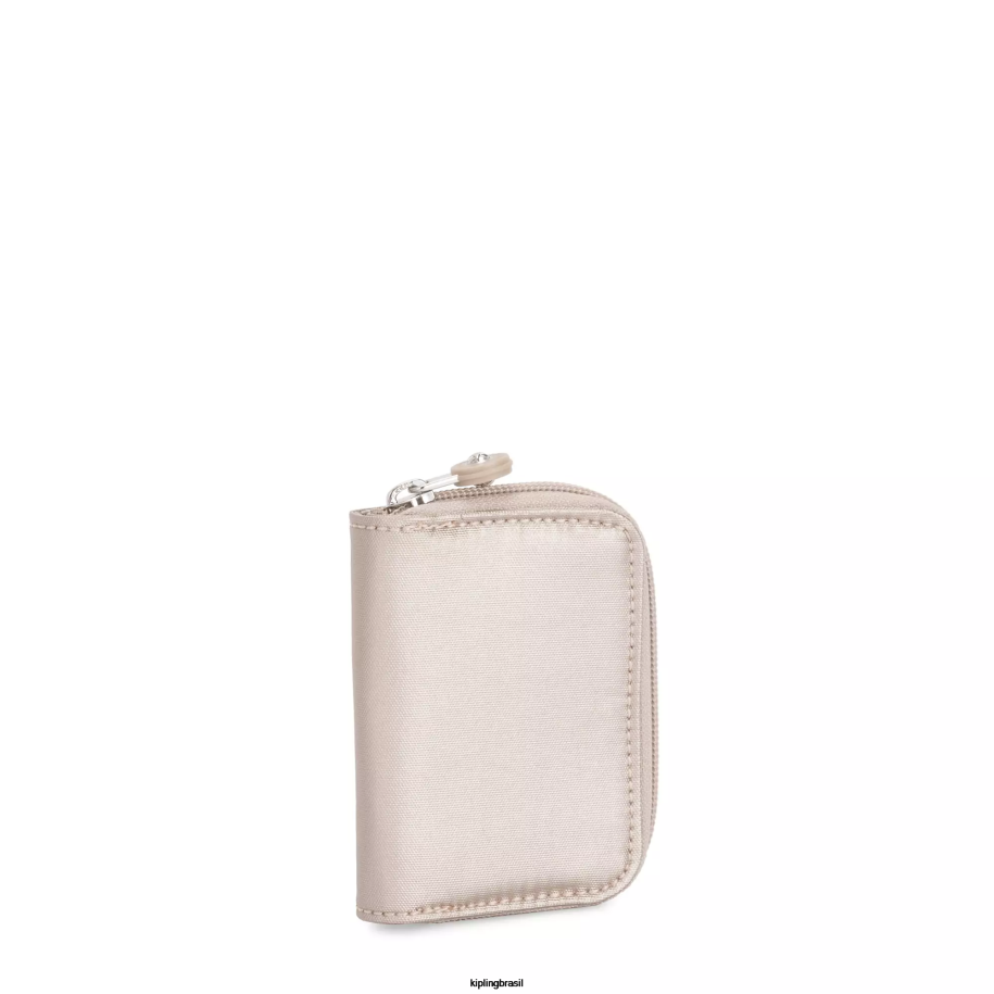 mulheres carteiras e pulseiras Kipling brilho metálico tops carteira metálica 4X8V567