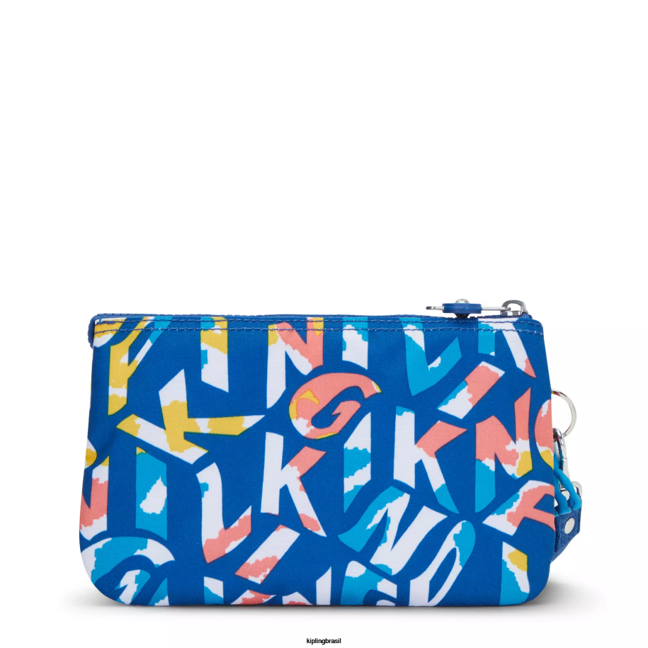mulheres carteiras e pulseiras Kipling néon pulseira de criatividade extra grande impressa 4X8V565