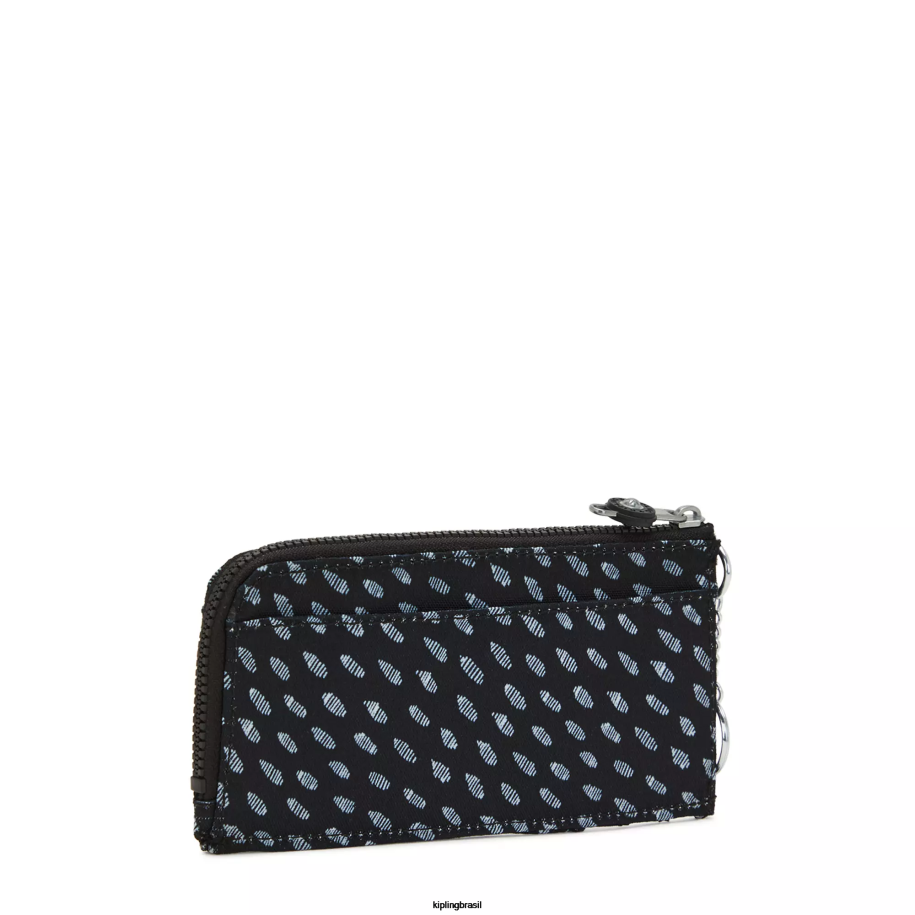 mulheres carteiras e pulseiras Kipling pontos finais carteira impressa dafni 4X8V554