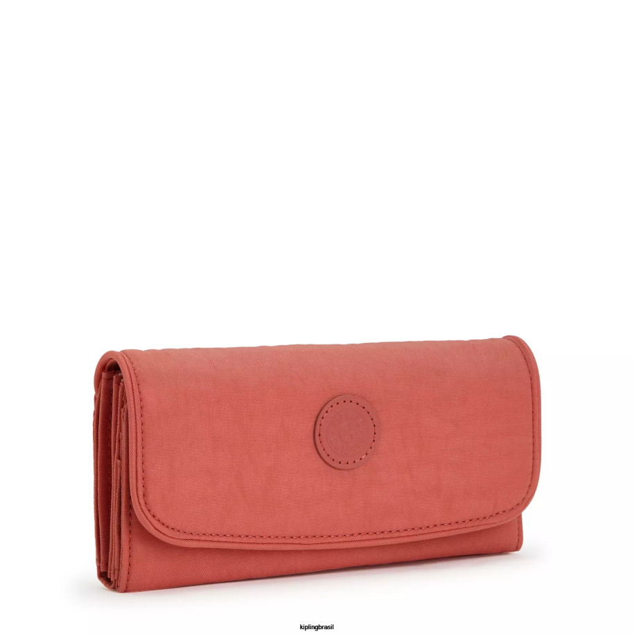 mulheres carteiras e pulseiras Kipling rosa vintage carteira instantânea de dinheiro 4X8V290