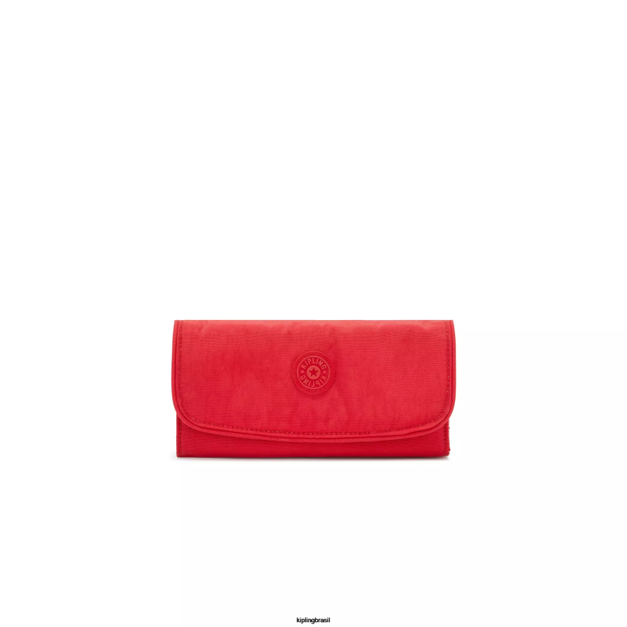 mulheres carteiras e pulseiras Kipling vermelho vermelho carteira instantânea de dinheiro 4X8V289