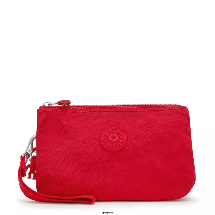 mulheres carteiras e pulseiras Kipling vermelho vermelho pulseira extra grande de criatividade 4X8V543