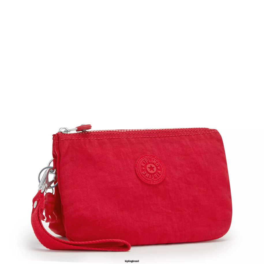 mulheres carteiras e pulseiras Kipling vermelho vermelho pulseira extra grande de criatividade 4X8V543