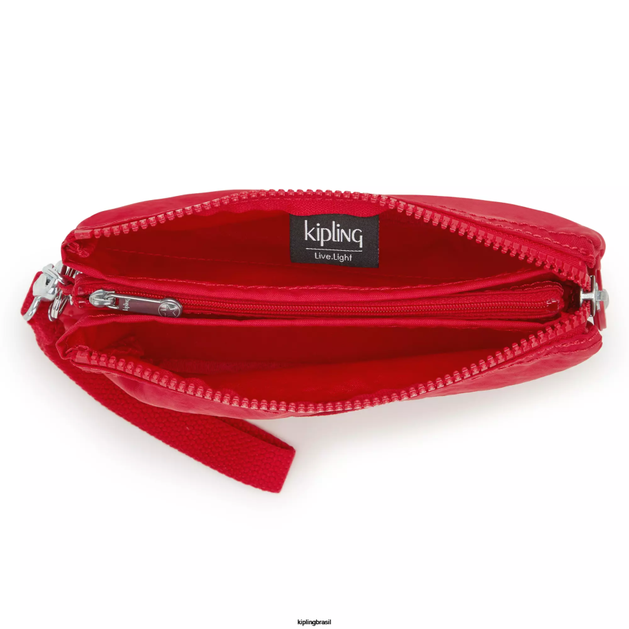 mulheres carteiras e pulseiras Kipling vermelho vermelho pulseira extra grande de criatividade 4X8V543