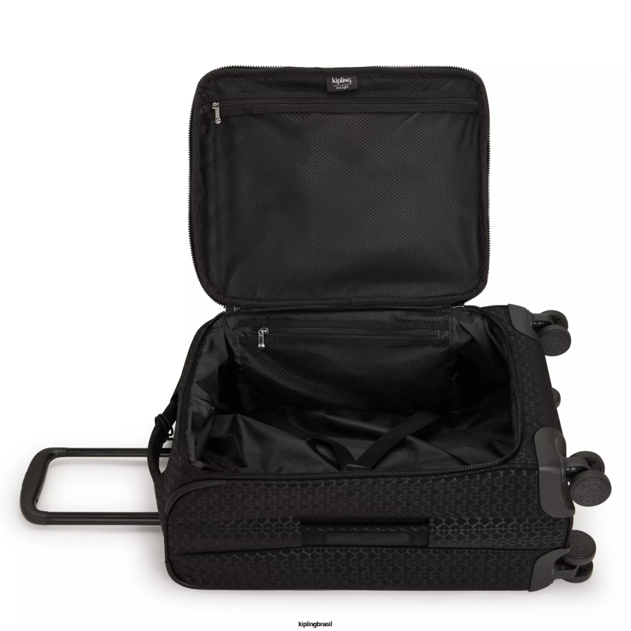 mulheres bagagem rolante Kipling assinatura em relevo youri spin pequena mala de rodinhas impressa com 4 rodas 4X8V515