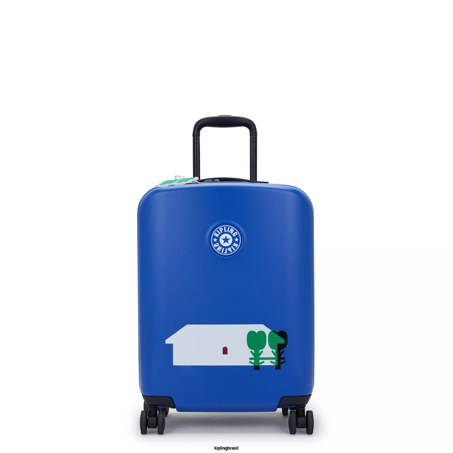 mulheres bagagem rolante Kipling impressão múltipla minju curiosidade pequena bagagem minju kim 4 rodas com rodinhas 4X8V512
