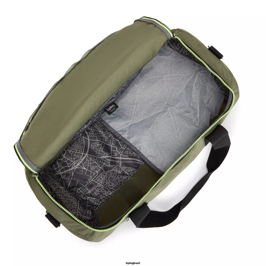 mulheres mochilas Kipling musgo forte mochila pequena argus 4X8V328