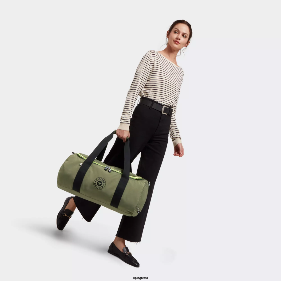 mulheres mochilas Kipling musgo forte mochila pequena argus 4X8V328