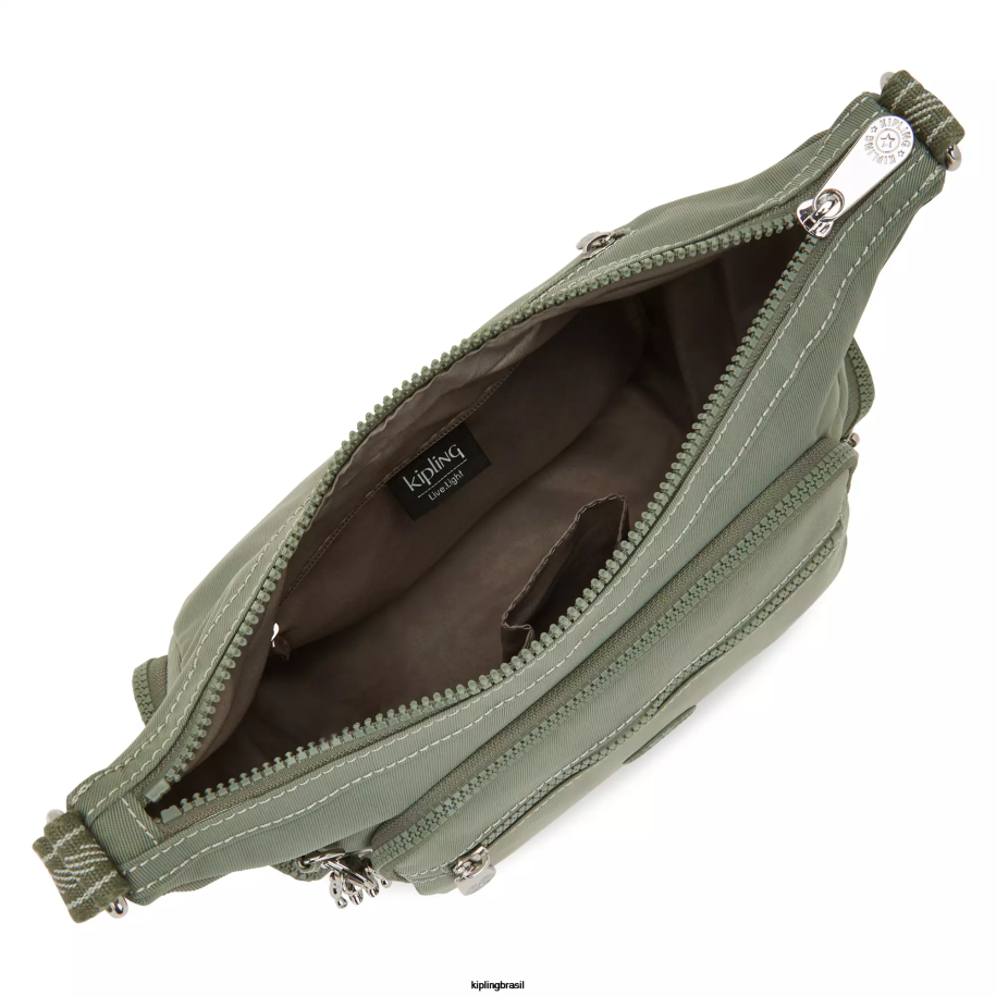mulheres bolsas crossbody Kipling algas escuras bolsa transversal pequena gabbie 4X8V75