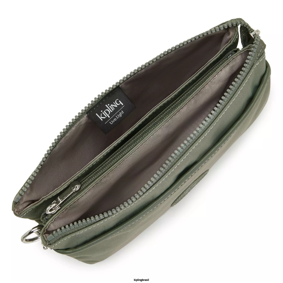 mulheres bolsas crossbody Kipling algas escuras bolsa transversal riri 4X8V185