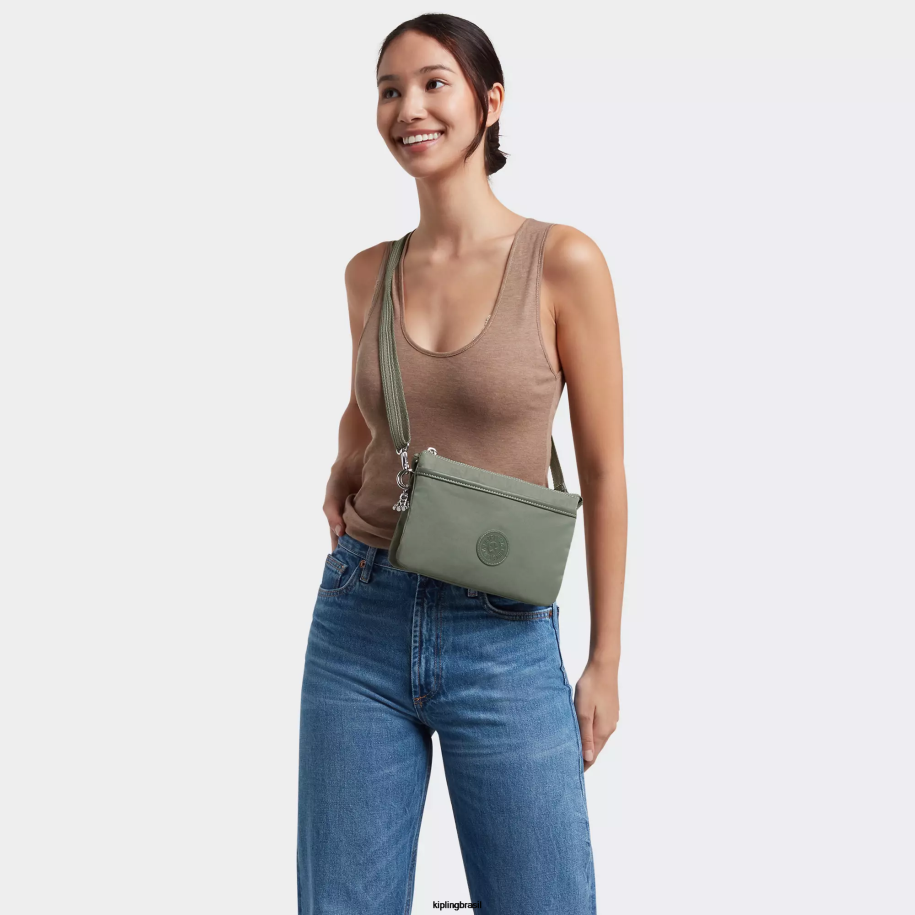mulheres bolsas crossbody Kipling algas escuras bolsa transversal riri 4X8V185