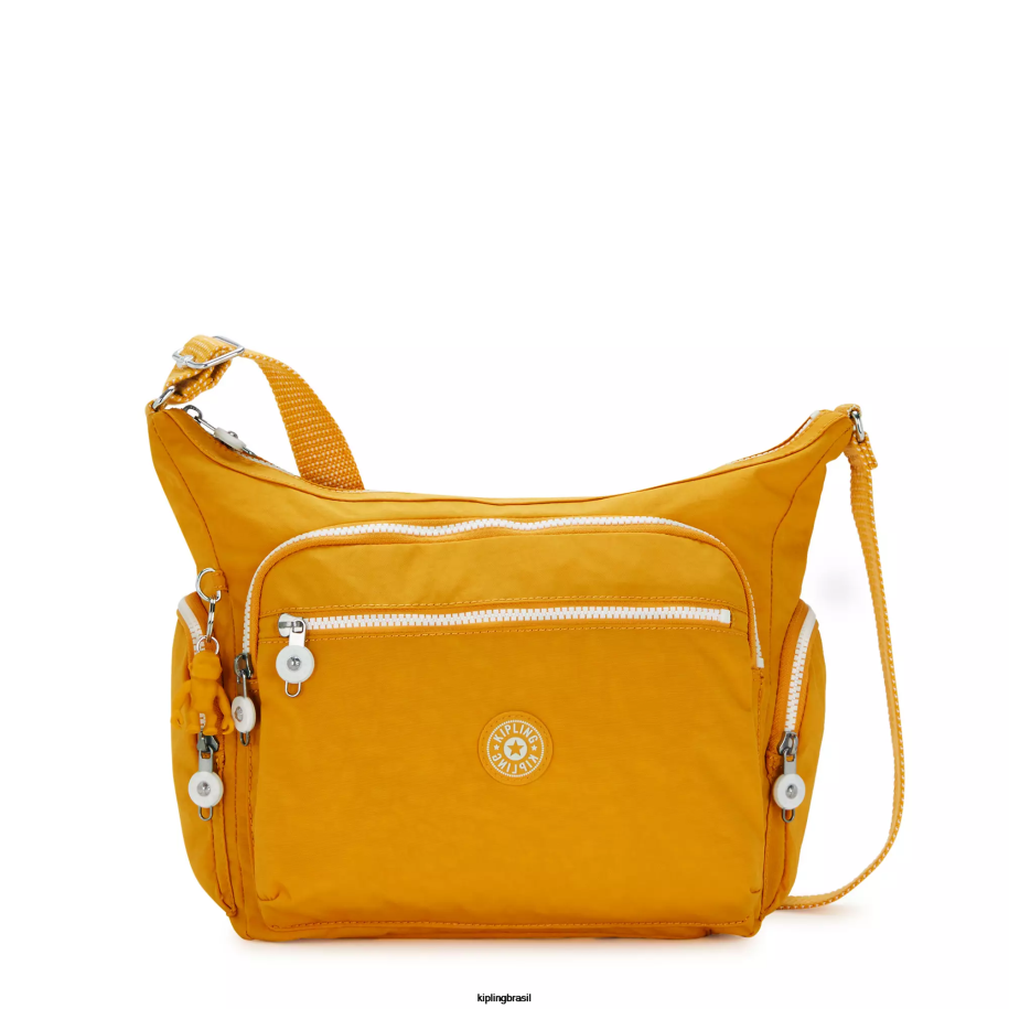 mulheres bolsas crossbody Kipling amarelo rápido bolsa transversal gabi 4X8V130