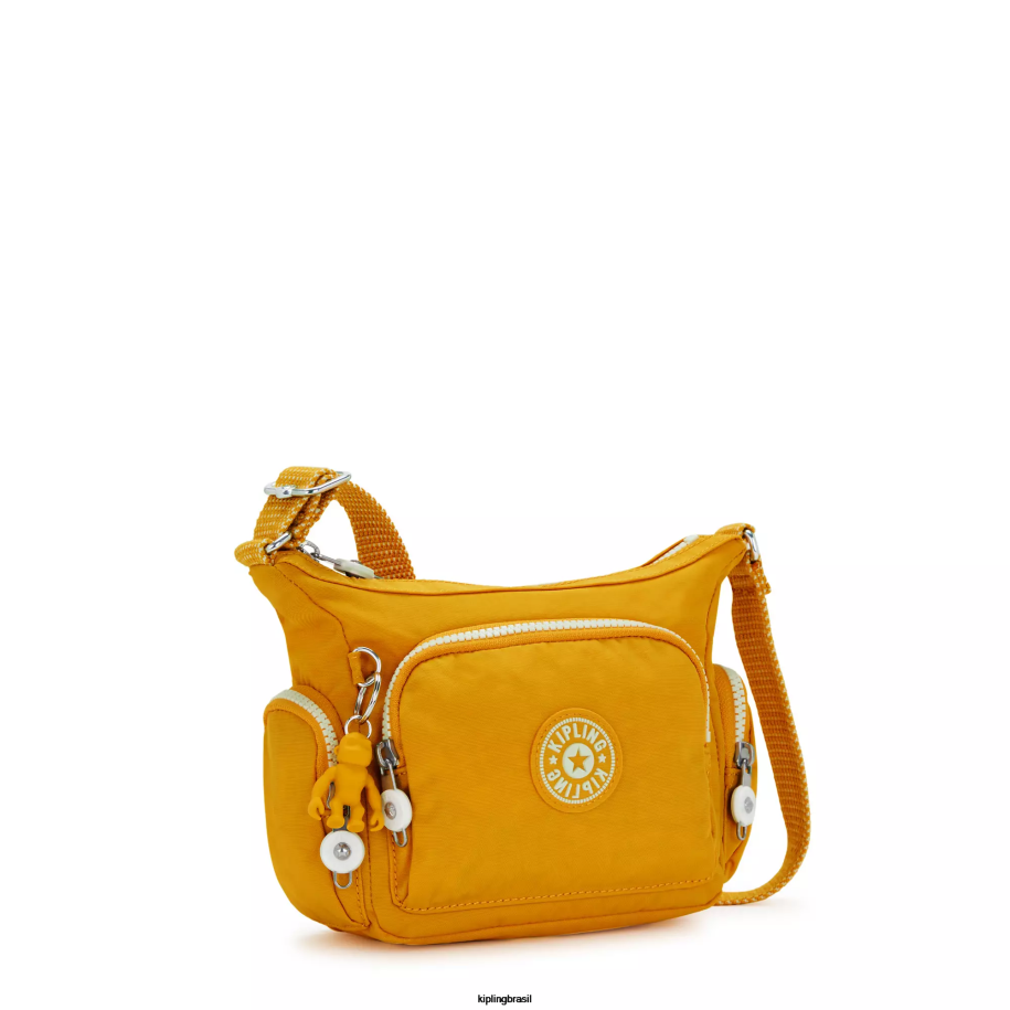 mulheres bolsas crossbody Kipling amarelo rápido bolsa transversal mini gabbie 4X8V18