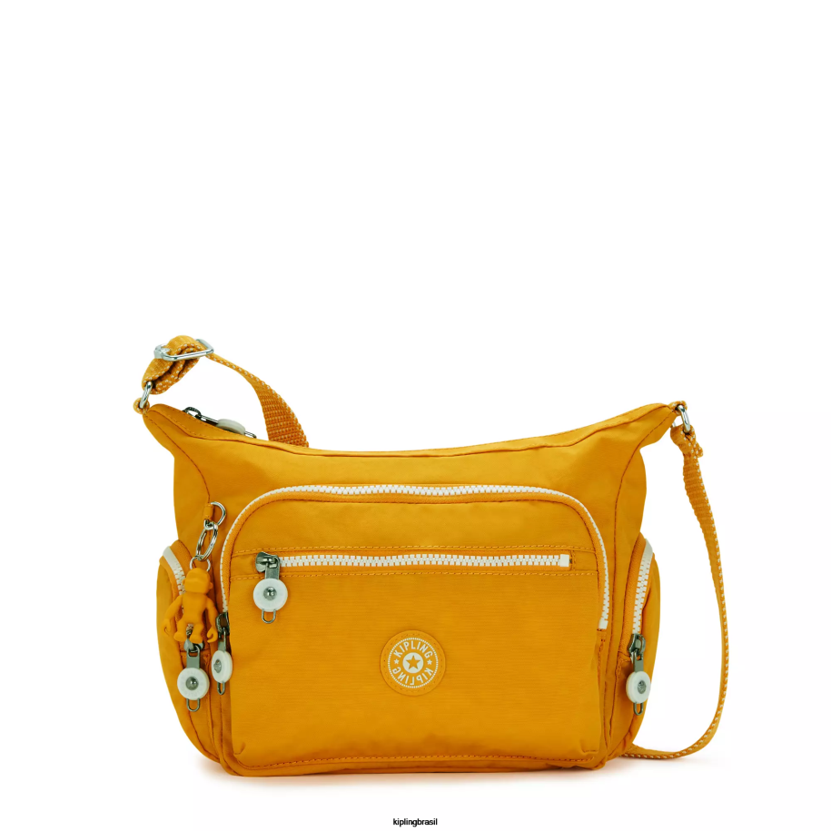 mulheres bolsas crossbody Kipling amarelo rápido bolsa transversal pequena gabbie 4X8V159