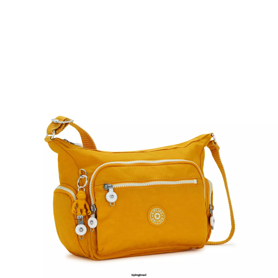 mulheres bolsas crossbody Kipling amarelo rápido bolsa transversal pequena gabbie 4X8V159