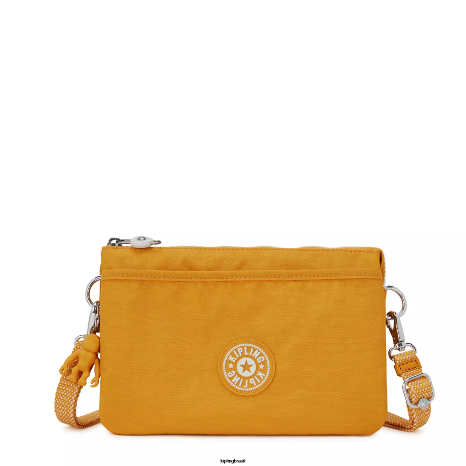 mulheres bolsas crossbody Kipling amarelo rápido bolsa transversal riri 4X8V123