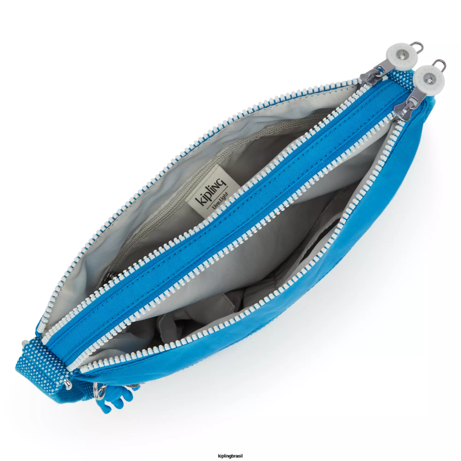 mulheres bolsas crossbody Kipling ansioso azul bolsa transversal alvar 4X8V134