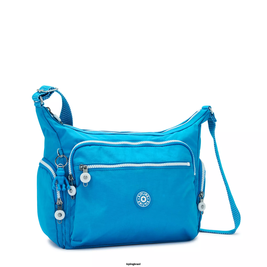 mulheres bolsas crossbody Kipling ansioso azul bolsa transversal gabi 4X8V133