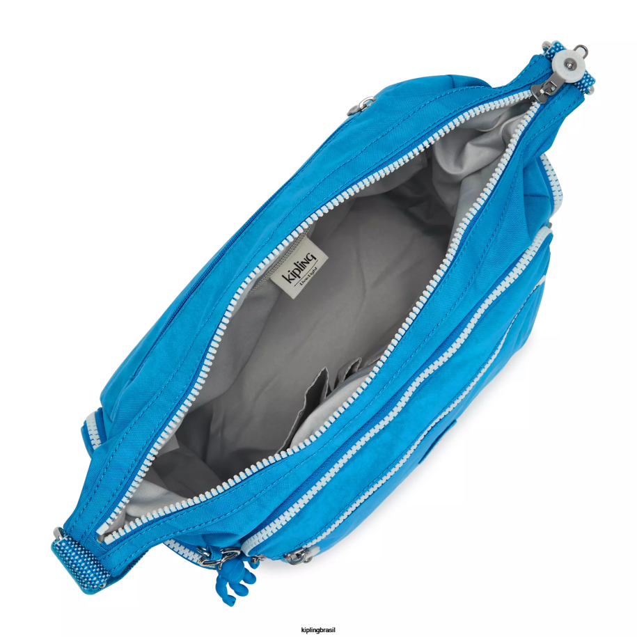 mulheres bolsas crossbody Kipling ansioso azul bolsa transversal gabi 4X8V133