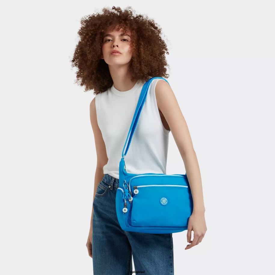 mulheres bolsas crossbody Kipling ansioso azul bolsa transversal gabi 4X8V133
