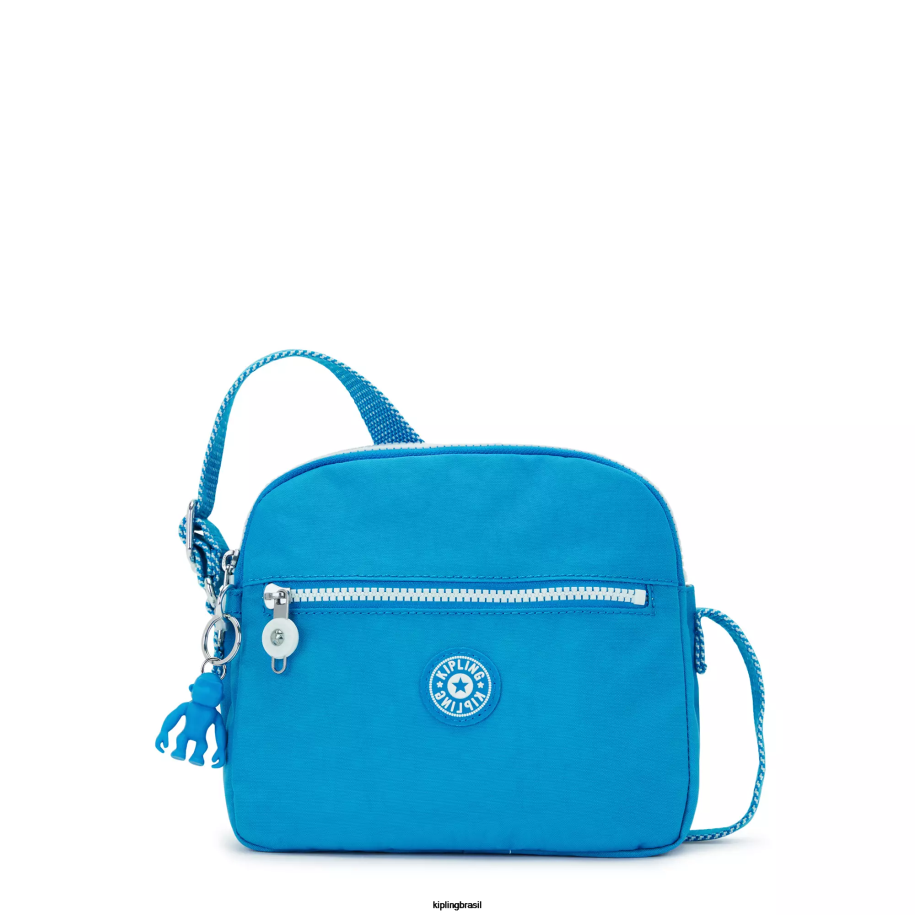 mulheres bolsas crossbody Kipling ansioso azul bolsa transversal keefe 4X8V48