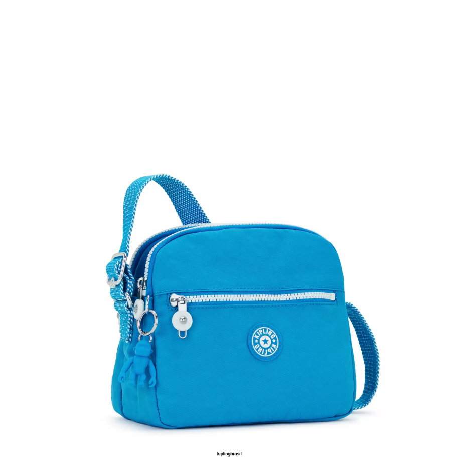 mulheres bolsas crossbody Kipling ansioso azul bolsa transversal keefe 4X8V48