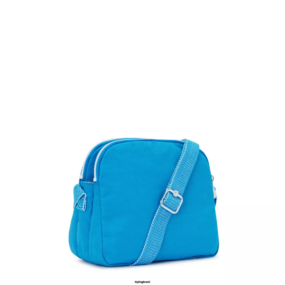 mulheres bolsas crossbody Kipling ansioso azul bolsa transversal keefe 4X8V48