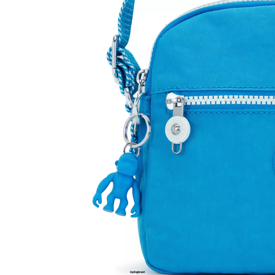 mulheres bolsas crossbody Kipling ansioso azul bolsa transversal keefe 4X8V48