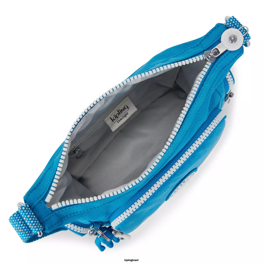 mulheres bolsas crossbody Kipling ansioso azul bolsa transversal mini gabbie 4X8V22