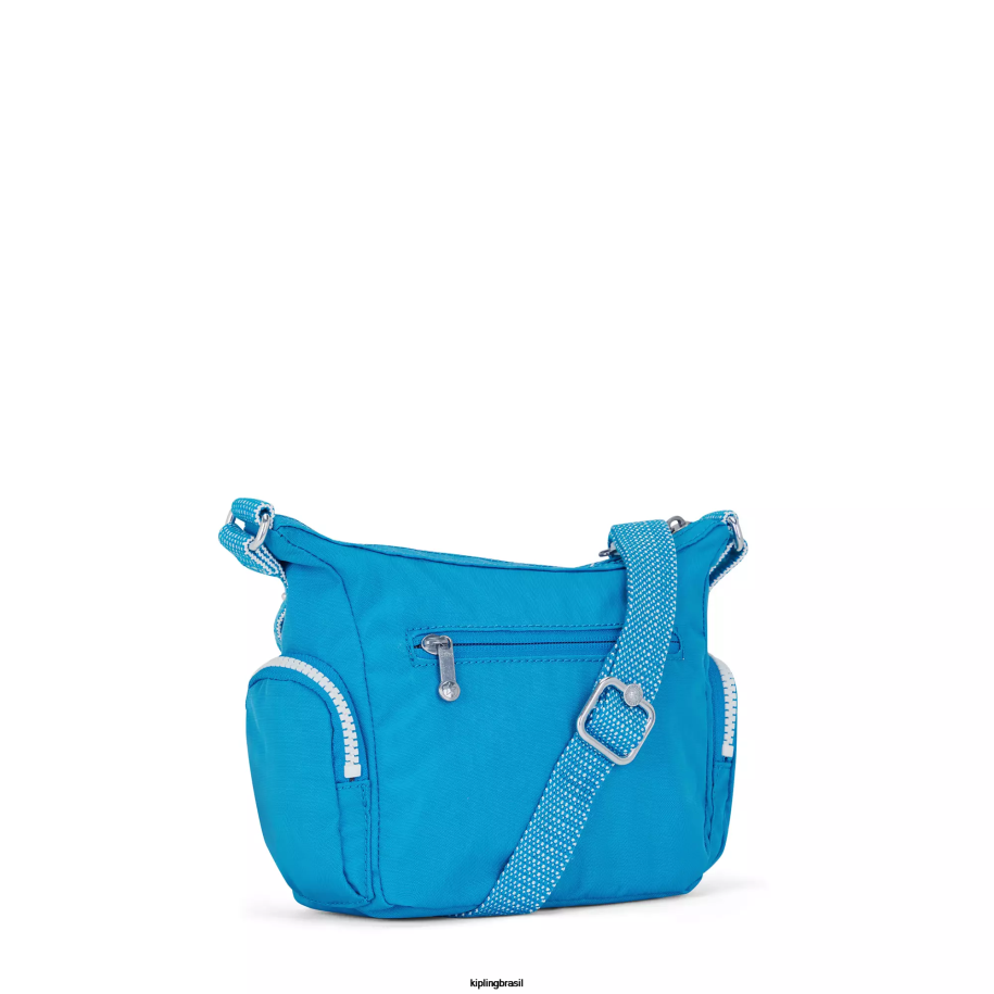 mulheres bolsas crossbody Kipling ansioso azul bolsa transversal mini gabbie 4X8V22