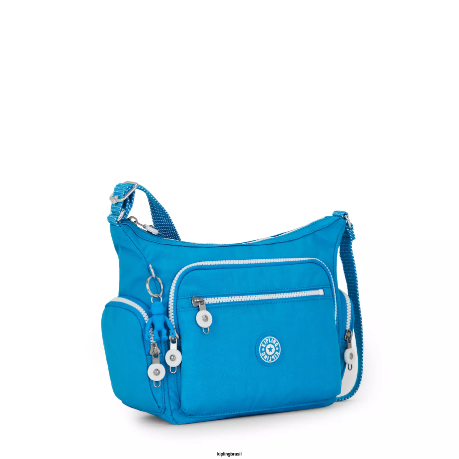 mulheres bolsas crossbody Kipling ansioso azul bolsa transversal pequena gabbie 4X8V163