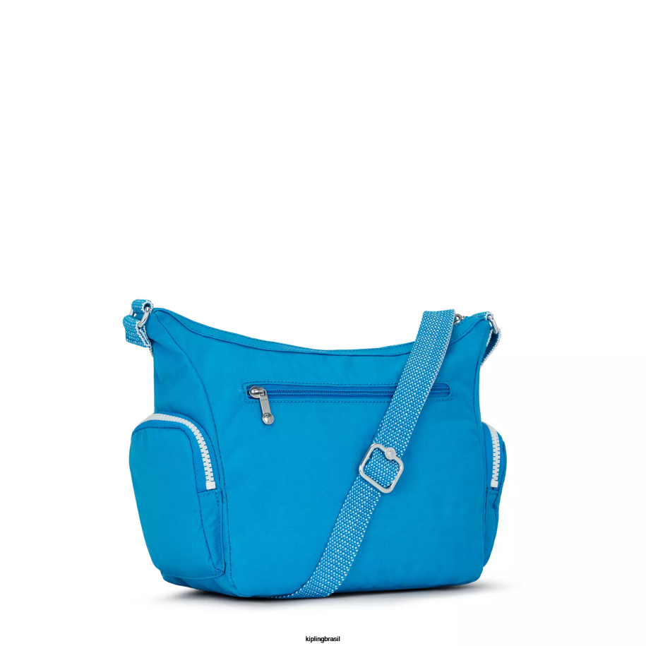 mulheres bolsas crossbody Kipling ansioso azul bolsa transversal pequena gabbie 4X8V163